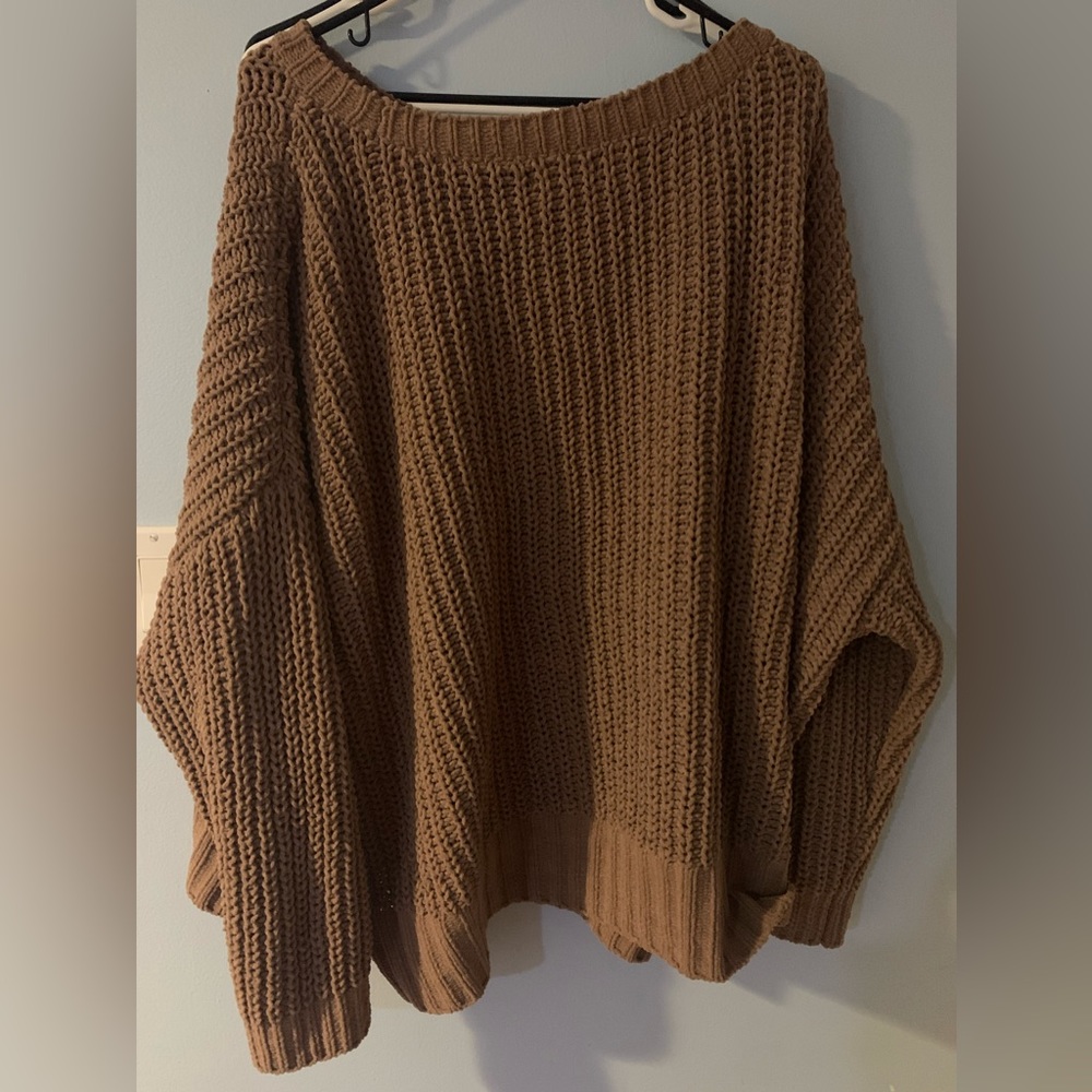 SOLD-AMERICAN EAGLE off the shoulder knit sweater